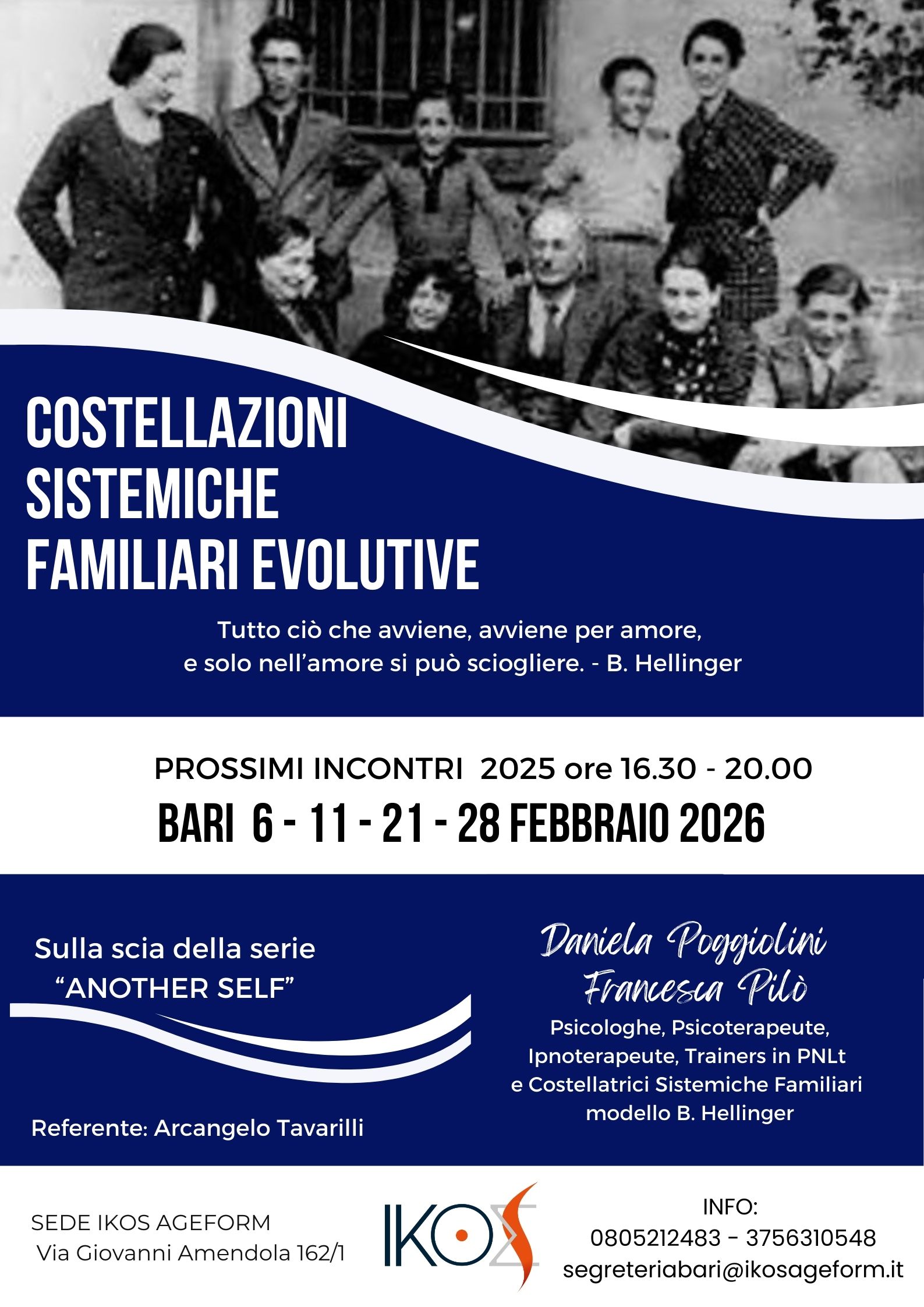 COSTELLAZIONI SISTEMICHE FAMILIARI EVOLUTIVE - Febbraio 2026
