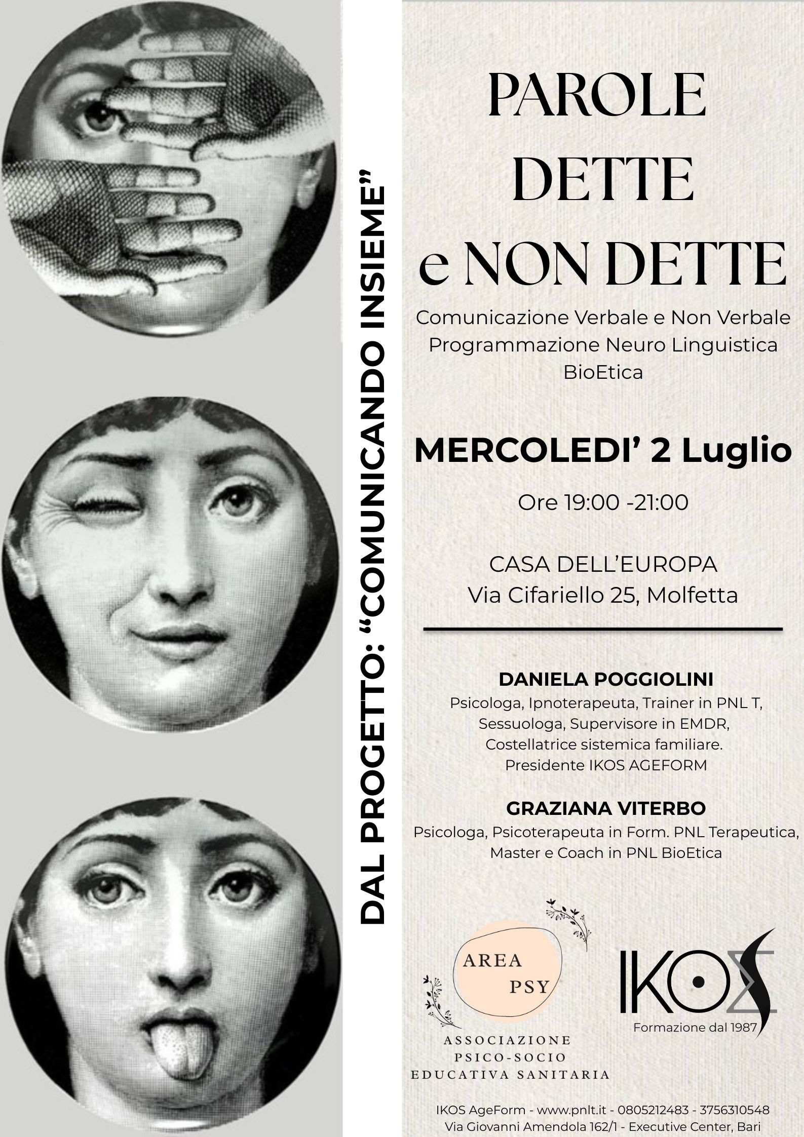 Incontro Gratuito: PAROLE DETTE e NON DETTE